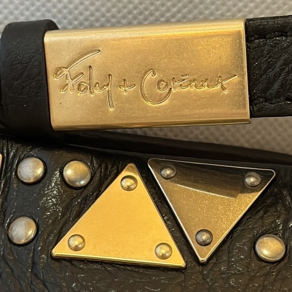 Foley + Corinna Embellished Leather Convertible Crossbody Bag - EUC - Picture 2 of 8